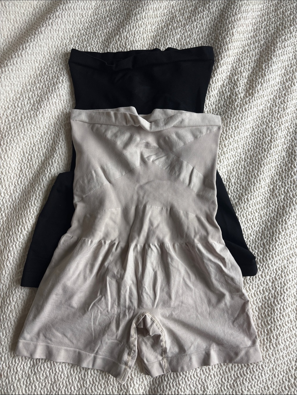 BLANQI Black and Nude (2 pairs) Maternity Shaping Shorts